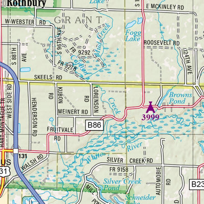 Michigan Atlas & Gazetteer Page 80 Preview 2