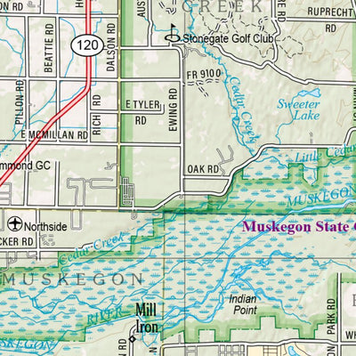 Michigan Atlas & Gazetteer Page 80 Preview 3