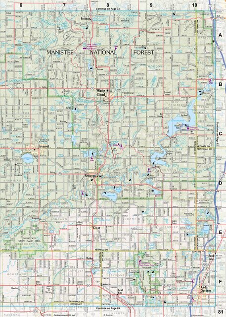 Michigan Atlas & Gazetteer Page 81 Preview 1