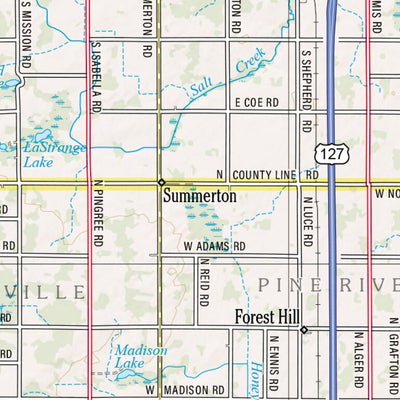 Michigan Atlas & Gazetteer Page 83 Preview 2