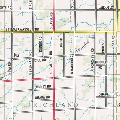 Michigan Atlas & Gazetteer Page 84 Preview 2