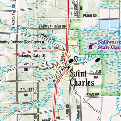 Michigan Atlas & Gazetteer Page 84 Preview 3
