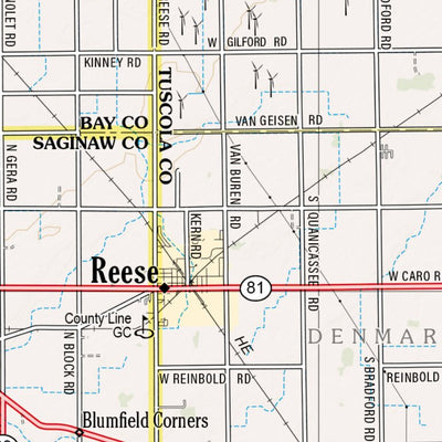 Michigan Atlas & Gazetteer Page 85 Preview 2