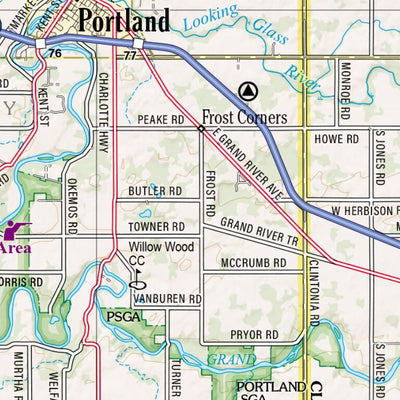 Michigan Atlas & Gazetteer Page 91 Preview 3