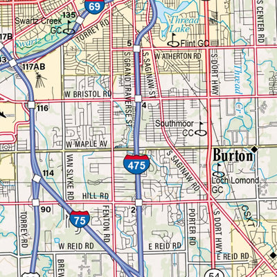 Michigan Atlas & Gazetteer Page 93 Preview 2