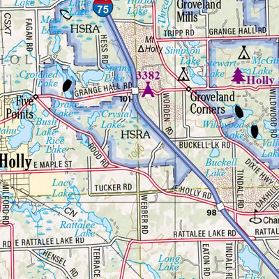 Michigan Atlas & Gazetteer Page 93 Preview 3