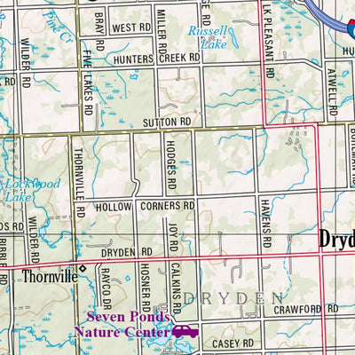 Michigan Atlas & Gazetteer Page 94 Preview 2