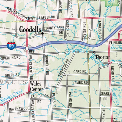 Michigan Atlas & Gazetteer Page 95 Preview 2