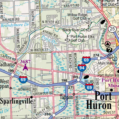Michigan Atlas & Gazetteer Page 95 Preview 3