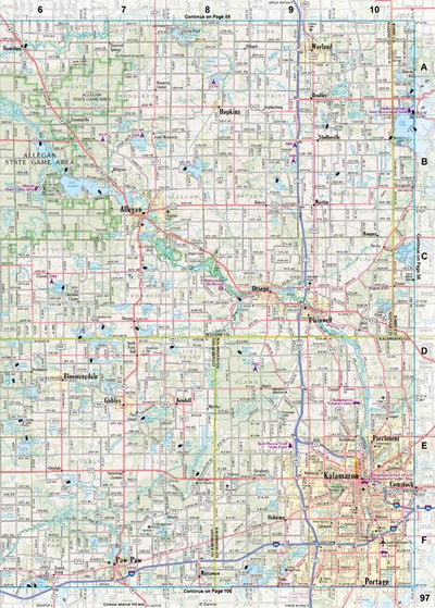 Michigan Atlas & Gazetteer Page 97 Preview 1