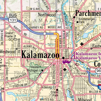Michigan Atlas & Gazetteer Page 97 Preview 3