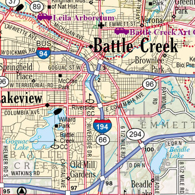 Michigan Atlas & Gazetteer Page 98 Preview 3