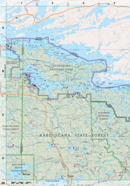 Garmin Minnesota Atlas & Gazetteer Page 26 digital map