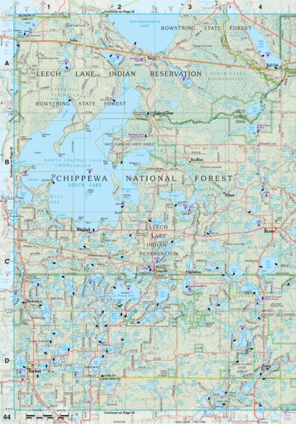 Garmin Minnesota Atlas & Gazetteer Page 44 digital map