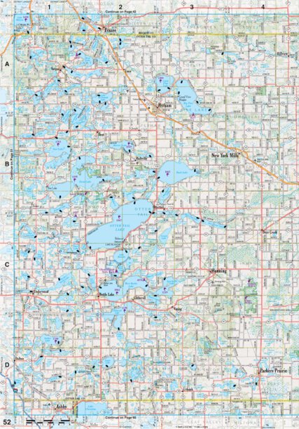 Garmin Minnesota Atlas & Gazetteer Page 52 digital map