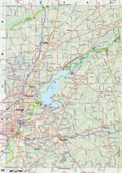 Garmin Mississippi Atlas & Gazetteer page 42 digital map