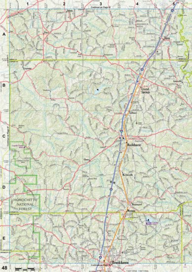 Garmin Mississippi Atlas & Gazetteer page 48 digital map