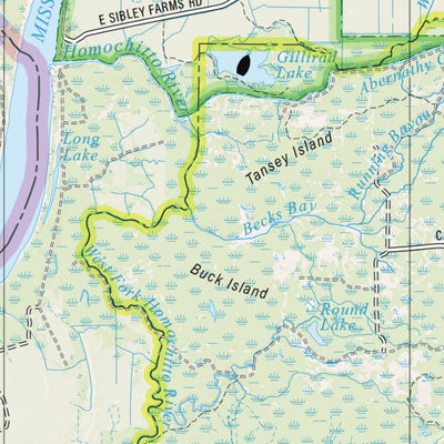 Garmin Mississippi Atlas & Gazetteer page 53 digital map