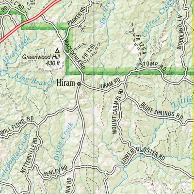 Garmin Mississippi Atlas & Gazetteer page 54 digital map