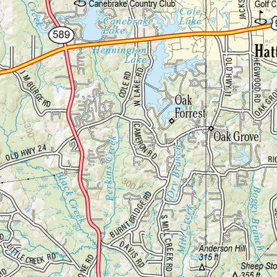 Garmin Mississippi Atlas & Gazetteer page 57 digital map
