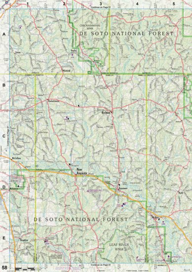 Garmin Mississippi Atlas & Gazetteer page 58 digital map