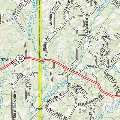 Garmin Mississippi Atlas & Gazetteer page 58 digital map