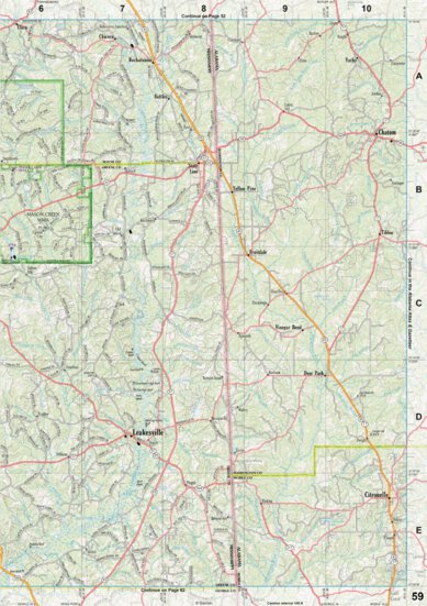 Garmin Mississippi Atlas & Gazetteer page 59 digital map