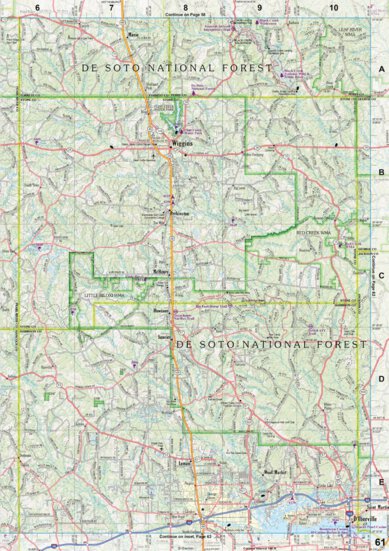Garmin Mississippi Atlas & Gazetteer page 61 digital map