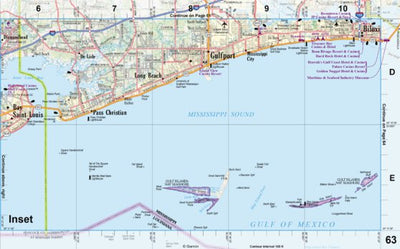 Garmin Mississippi Atlas & Gazetteer page 63 inset digital map