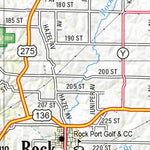 Garmin Missouri Atlas & Gazetteer Page 14 digital map