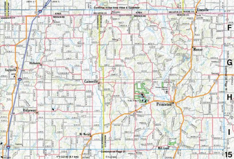 Garmin Missouri Atlas & Gazetteer Page 15 Inset digital map