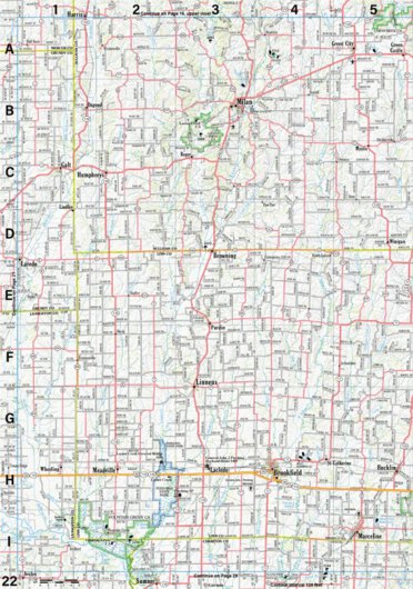 Garmin Missouri Atlas & Gazetteer Page 22 digital map