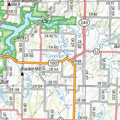 Garmin Missouri Atlas & Gazetteer Page 51 digital map