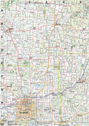 Garmin Missouri Atlas & Gazetteer Page 52 digital map