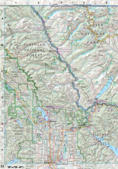 Garmin Montana Atlas & Gazetteer Page 22 digital map