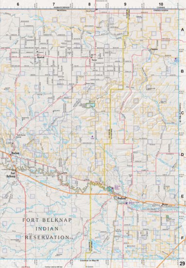 Garmin Montana Atlas & Gazetteer Page 29 digital map