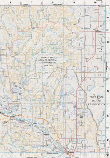 Garmin Montana Atlas & Gazetteer Page 31 digital map