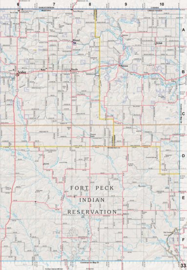 Garmin Montana Atlas & Gazetteer Page 33 digital map