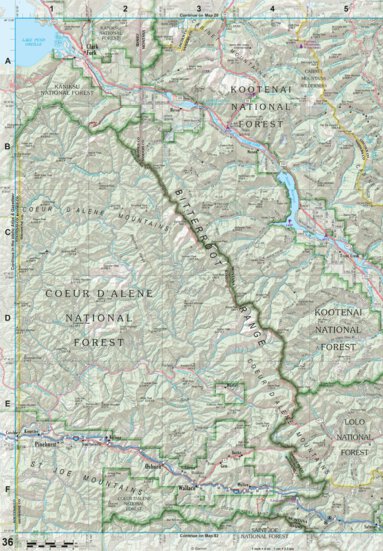 Garmin Montana Atlas & Gazetteer Page 36 digital map
