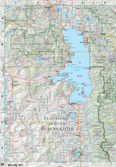 Garmin Montana Atlas & Gazetteer Page 38 digital map