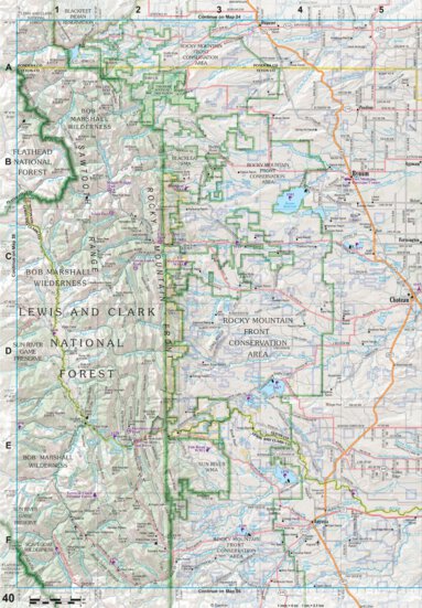Garmin Montana Atlas & Gazetteer Page 40 digital map