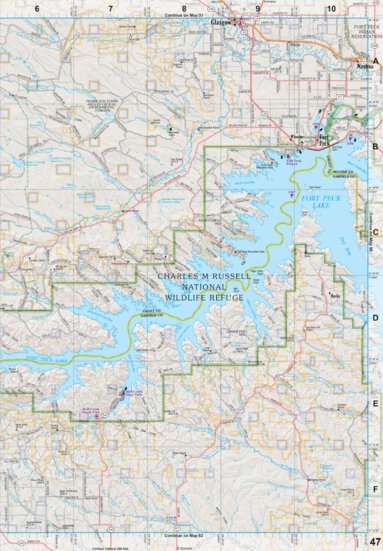 Garmin Montana Atlas & Gazetteer Page 47 digital map