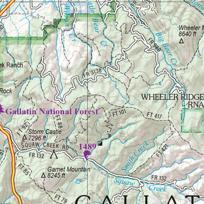 Garmin Montana Atlas & Gazetteer Page 84 digital map