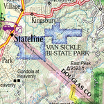 Nevada Atlas & Gazetteer Lake Tahoe Detail Preview 3