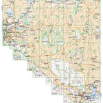 Nevada Atlas & Gazetteer Overview Map Preview 1