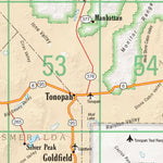 Nevada Atlas & Gazetteer Overview Map Preview 2