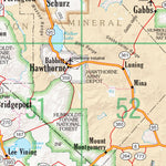 Nevada Atlas & Gazetteer Overview Map Preview 3