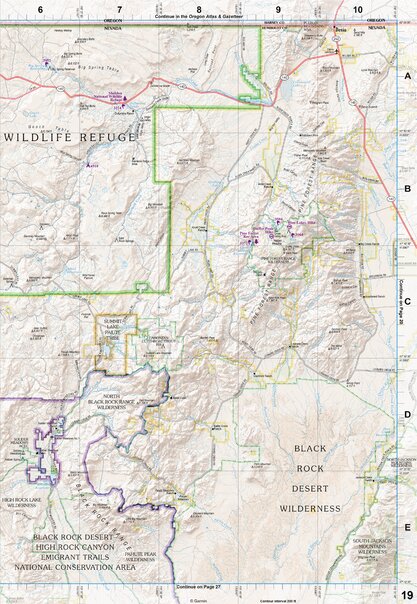 Nevada Atlas & Gazetteer Page 19 Preview 1