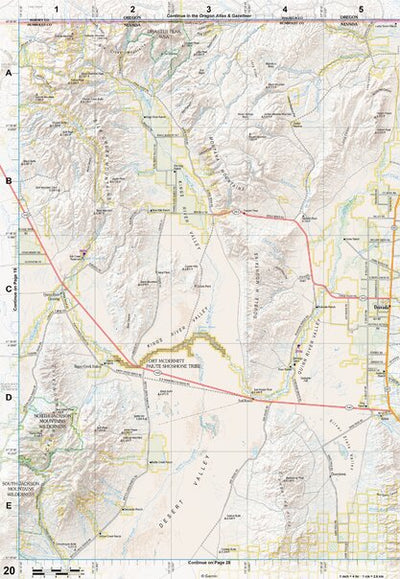 Nevada Atlas & Gazetteer Page 20 Preview 1