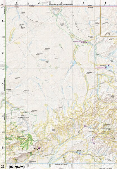 Nevada Atlas & Gazetteer Page 22 Preview 1